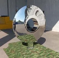 Линза парковый арт объект (519059) ∅ 1500 сталь AISI304 Казань 