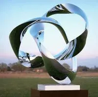 Кольца из нержавеющей стали скульптура (518288) производство арт-объект  в Казани