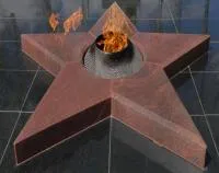 Звезда вечного огня из красного гранита в Казани (518541)